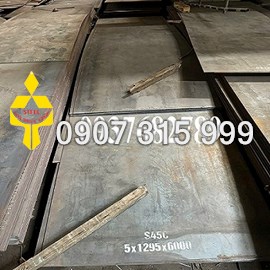 Thép tấm S45C dày 5mm